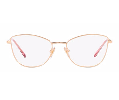 Vogue Eyewear Female Gold Cat Eye Spectacles