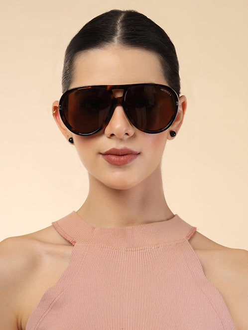 YourSpex-Bold Tortshell Acetate Sunglasses-Large-Aviator