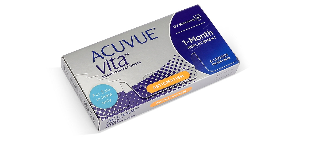 Acuvue Vita For Astigmatism Monthly Disposable Contact Lenses (6 Lens/Box)