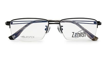 Zenith Titanium Sleek Black Frames