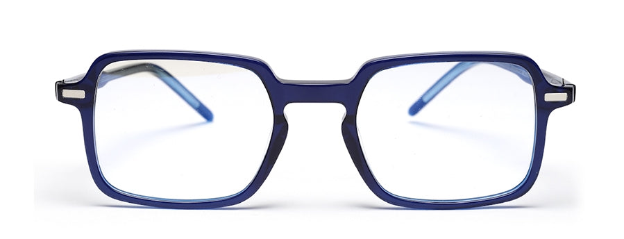 Blue Square Shaped Acetate Frame for Kids