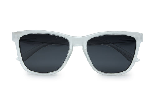 Acetate White UV 400 Polarized Sunglasses
