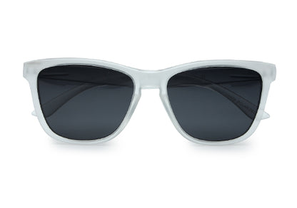Acetate White UV 400 Polarized Sunglasses
