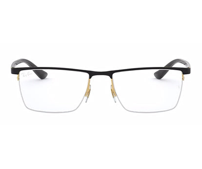 Ray-Ban Optical Rectangle Unisex Black Frame