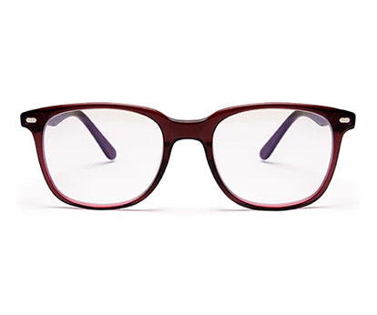 Grey Brown Wayfarer Style Acetate Eyeglass Frame for Men