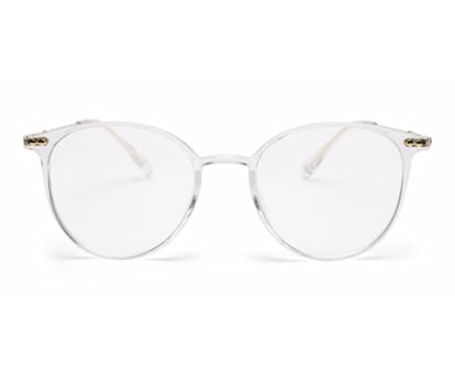 Transparent Round Spectacle Frames for Women