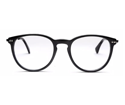 Black Oval Full Rim Frame for Men & Women