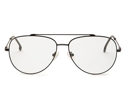 Black Aviator Style Metal Specs Frames for Men & Women