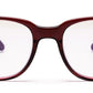 Grey Brown Wayfarer Style Acetate Eyeglass Frame for Men