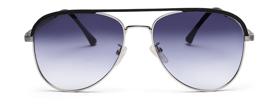 Gradual Blue Aviator Style UV Sunglass