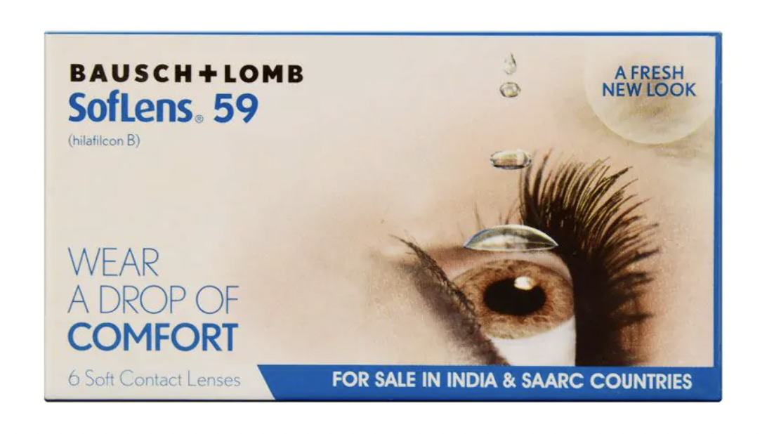 Softlens 59 Monthly Disposable Contact Lens (6 Lens pack)