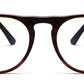 Brown Black MOD Aviator Style Acetate Eyeglasses Frames for Men