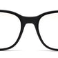 Black Squared Shape Acetate Eyeglasses Frames for Men