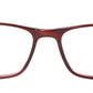 Brown Woody Rectangular Acetate Glasses Frames for Men