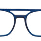 Blue MOD Aviator Style Acetate Eyeglasses Frames for Men & Women