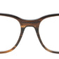 Brown Woody Square shaped Acetate Eyeglasses Frames for Men & Women