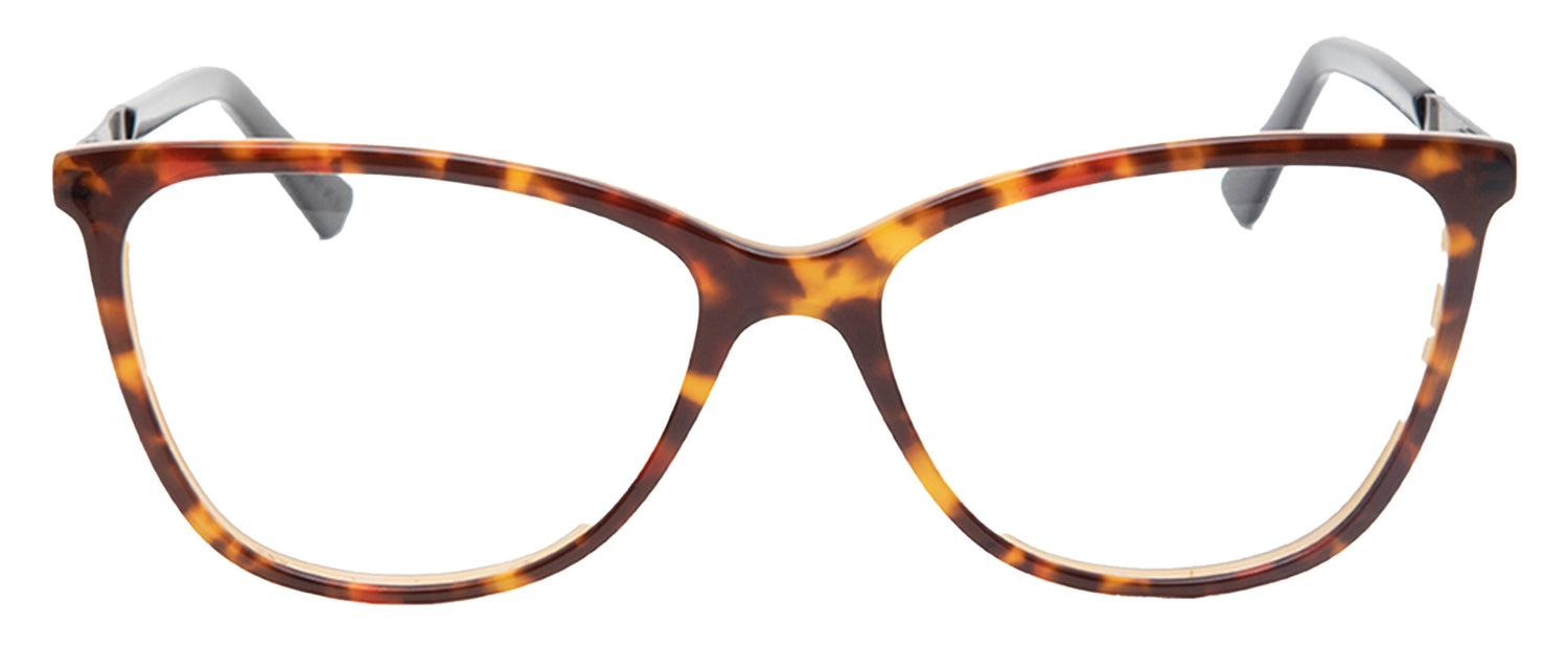 Brown Tortoise Cateye Acetate Eyeglass Frame for Ladies