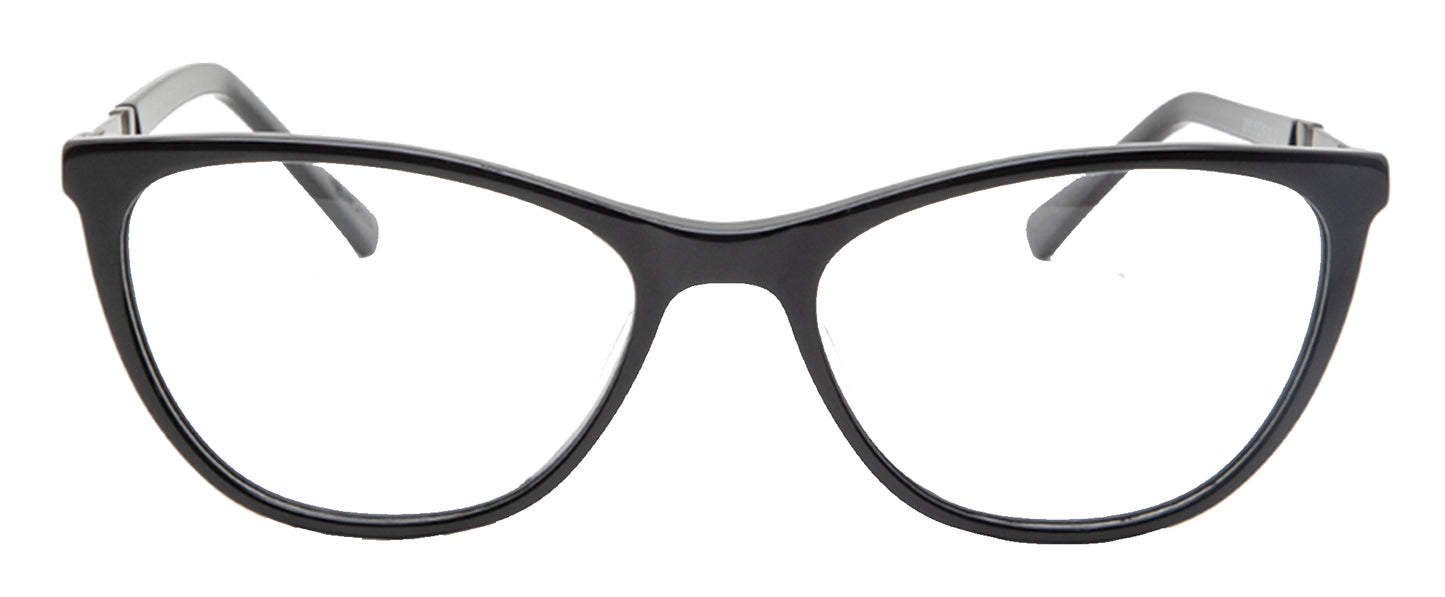 Grey Black Cateye Acetate Glasses Frame for Women