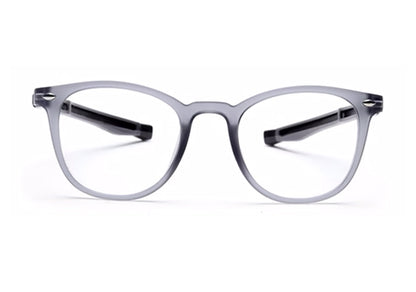 Transparent Eyeglasses Grey Wayfarer Full Rim TR-90 Frame for Kids