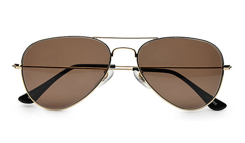 GoldBrown Classic Aviator Sunglasses