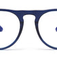 Blue MOD Aviator Style Acetate Eyeglasses Frames for Men