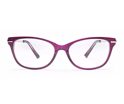 Pink Cateyes Full Rim Acetate Metal Frame for Women