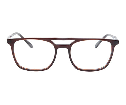 Brown MOD Aviator Acetate Eyeglass Frame for Men