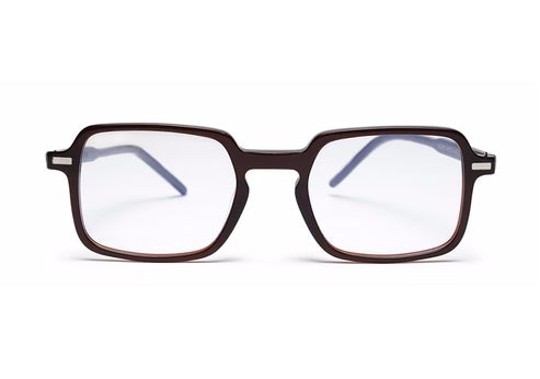 Brown Square Shaped Acetate Frame for Kids