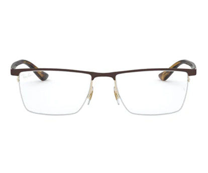 RAY-BAN TIMELESS COMFORT Half Rimmed Rectangle Frame