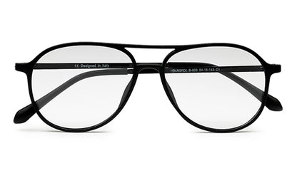 Classic Aviator Black Ultralight Spectacles