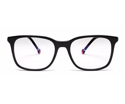 Black Squared Shape Acetate Eyeglasses Frames for Men