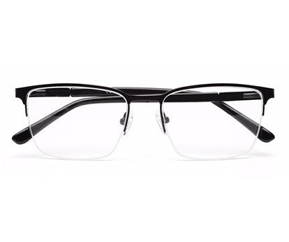 BLACK HALF RIM SPECTACLES