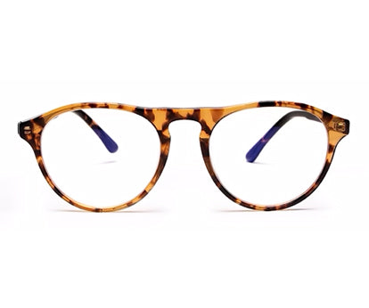 Tortoise Brown MOD Aviator Style Acetate Eyeglasses Frames for Men
