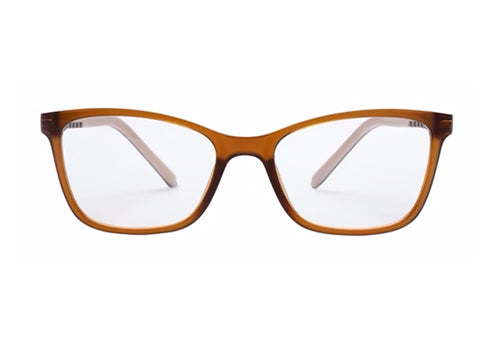 Light Brown Wayfarer Spectacles Full Rim TR-90 Frame for Kids