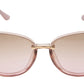 Light Brown Shade Cateye Style UV Sunglass