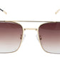 Gradual Brown Square Shaped UV Sunglass