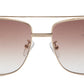 Gradual Brown Square Shaped UV Sunglass