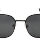 Black Shade Oval Shaped UV Sunglass