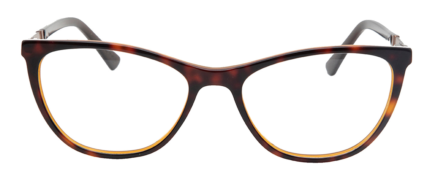 Brown Cateye Acetate Frame - Reading Eyeglasses