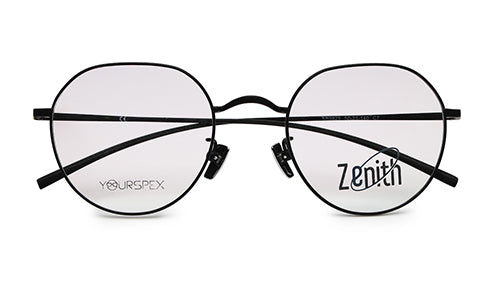 Zenith Titanium Round Metal Frames