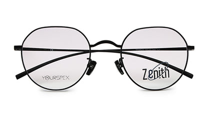 Zenith Titanium Round Metal Frames