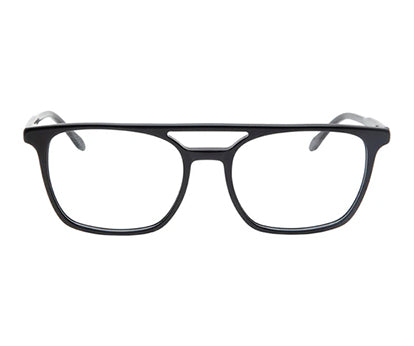 Black MOD Aviator Style Acetate Eyeglasses Frames for Men