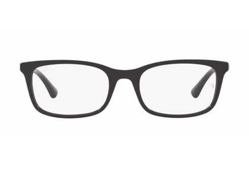 Ray-Ban Unisex Black Rectangle Spectacles