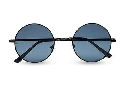YourSpex Black Mirror Metal UV Sunglasses