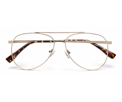 GOLD AVIATOR FRAME FOR MEN WITH TORT TEMPLE