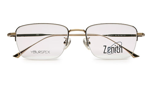 Zenith Titanium Gold Rectangle Frames