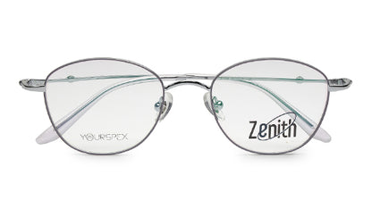 Zenith Titanium Classy Lavender & Silver Frames