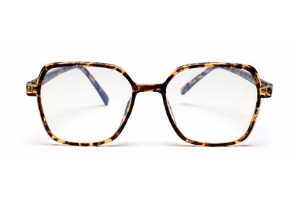 Brown Tort Square Full Rim Acetate Frame for Women