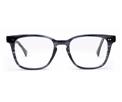 Dark Grey Tort Square Full Rim Acetate Frame for Men