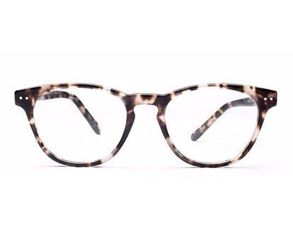 Snow Leopard Full Rim Acetate Cat Eye Glasses Frames for Women